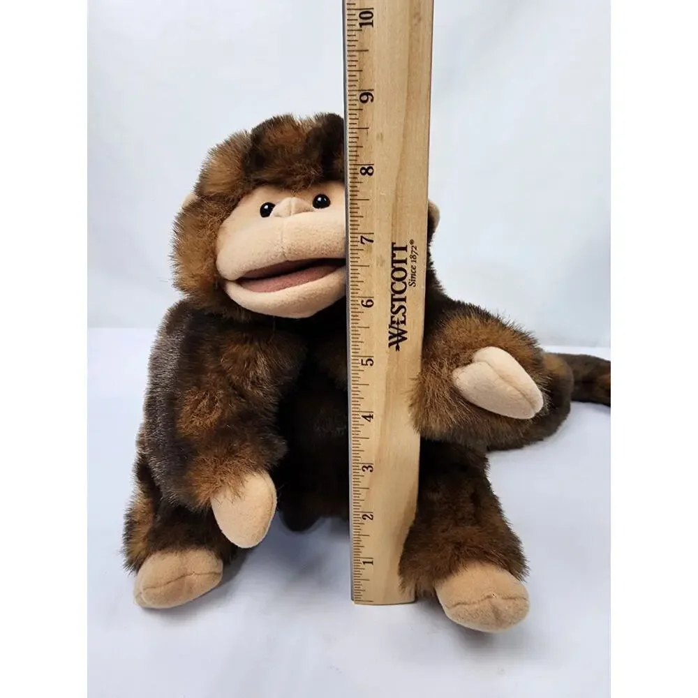 Folkmanis Smiling Fuzzy Soft Monkey Full Body Hand 9
